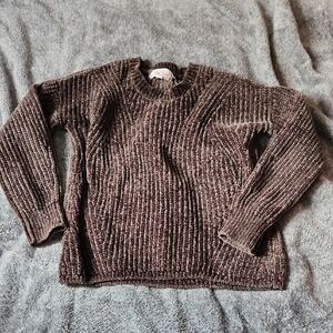 Brown Kids Knit Sweater